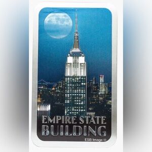 New York City’s Empire State Building NYC ESB Moonlit Foil Collectible Magnet